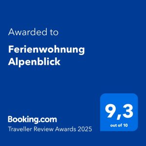 Bewertung von Booking über 9.3